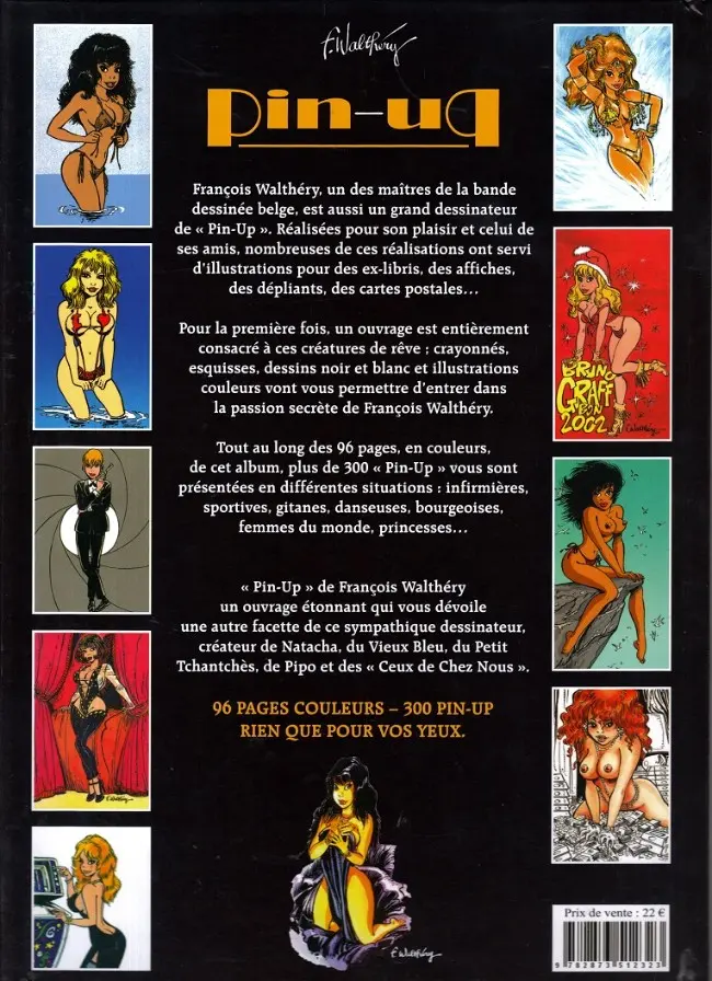 Verso de l'album Pin-up