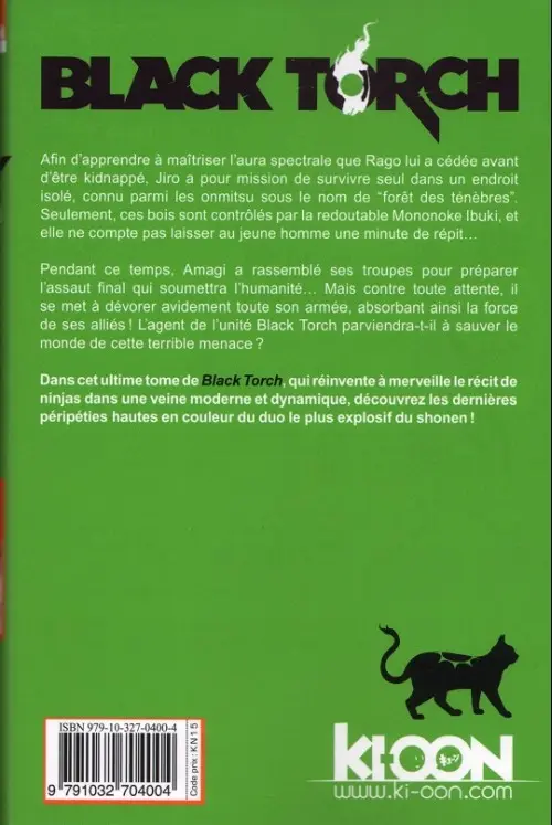 Verso de l'album Black Torch 5