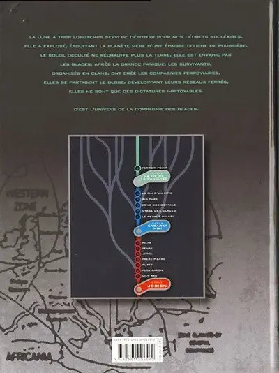 Verso de l'album La Compagnie des glaces Tome 13 La Compagnie de la banquise - Terror Point