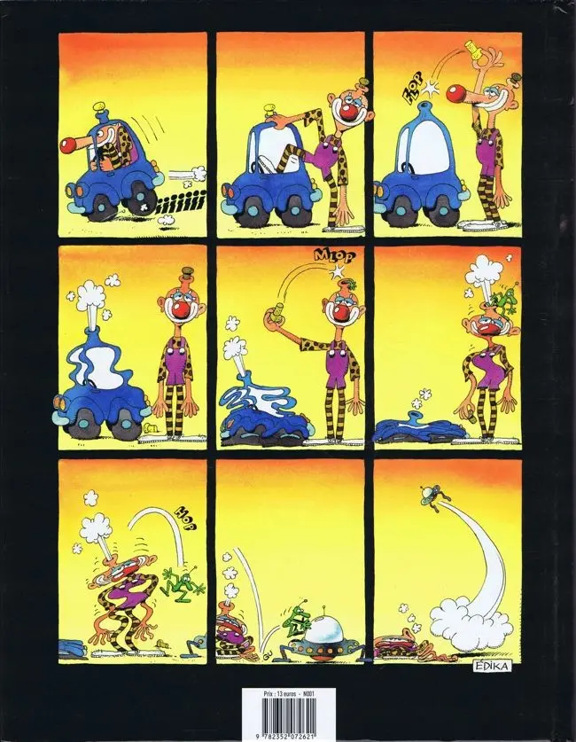 Verso de l'album Édika Tome 35 Histoires obliques
