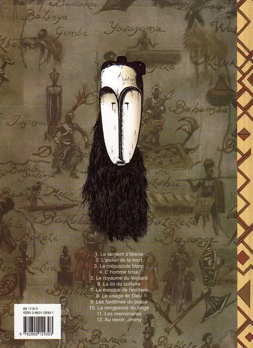Verso de l'album Les aventures de Jimmy Tousseul Tome 12 Au revoir, Jimmy