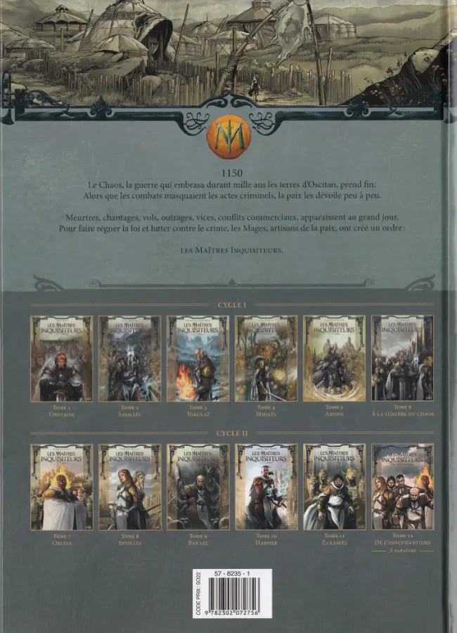 Verso de l'album Les Maîtres inquisiteurs Tome 11 Zakariel