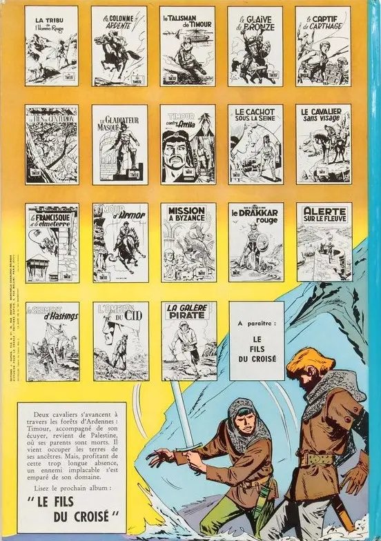 Verso de l'album Les Timour Tome 18 La galère pirate
