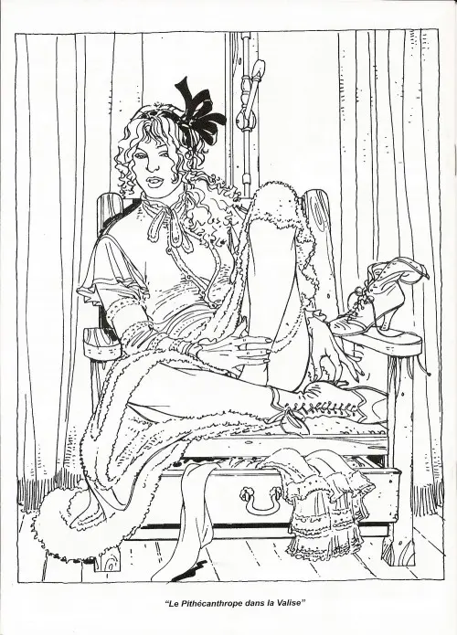 Verso de l'album Sketchbook Chris Lamquet