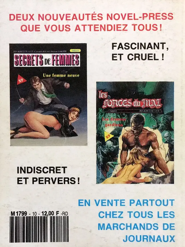 Verso de l'album BD Hard Tome 10 À chaudes larmes