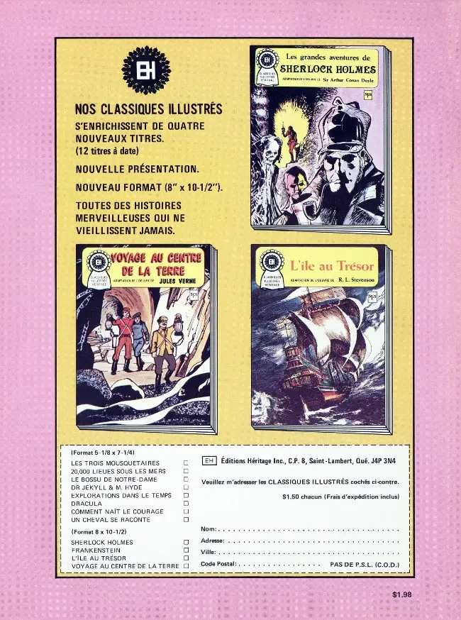 Verso de l'album Classiques illustrés Tome 19 Les voyages de Gulliver
