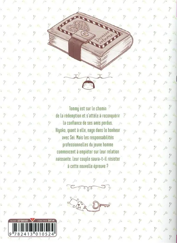 Verso de l'album Pink Diary Intégrale 7 & 8