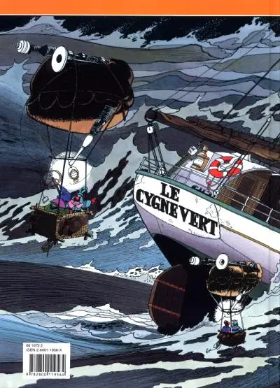 Verso de l'album Bizu Tome 5 La croisière fantôme