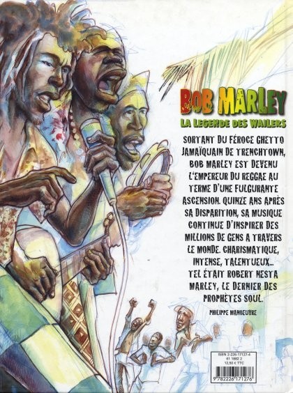 Verso de l'album Bob Marley La légende des Wailers