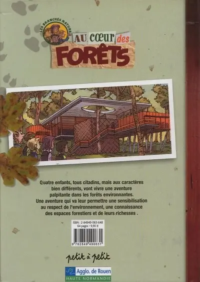 Verso de l'album Les Branchés nature Au cœur des forêts