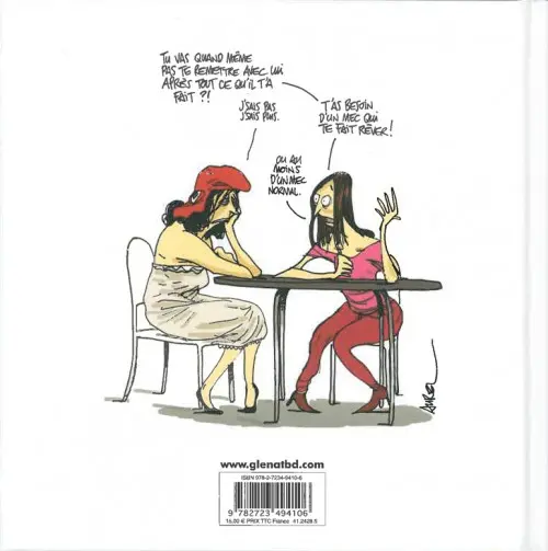 Verso de l'album C'est dur d'être de gauche