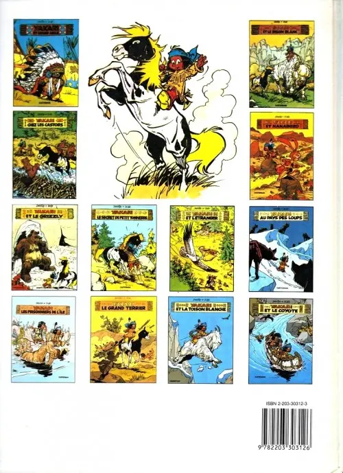 Verso de l'album Yakari Tome 12 Yakari et le coyote