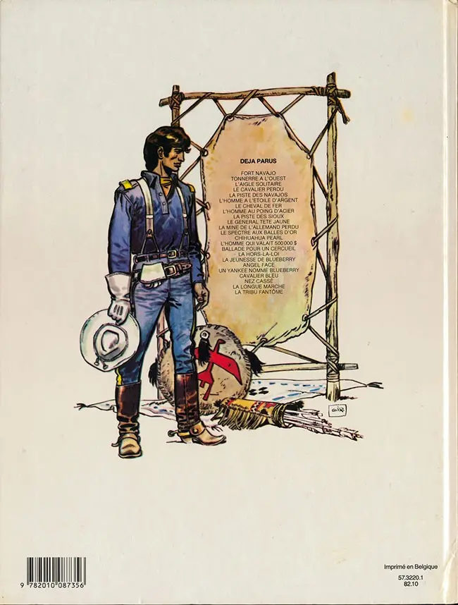 Verso de l'album Blueberry Tome 20 La Tribu fantôme