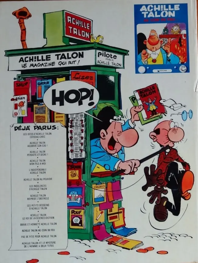Verso de l'album Achille Talon Tome 12 Achille Talon au coin du feu...