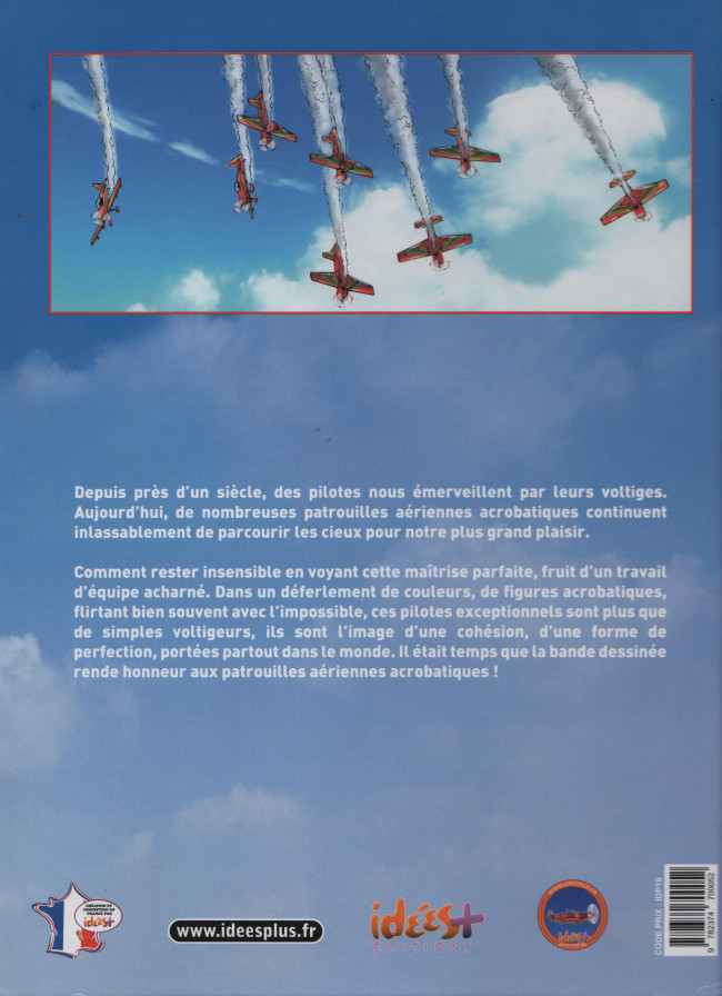 Verso de l'album Patrouilles aériennes acrobatiques Intégrale