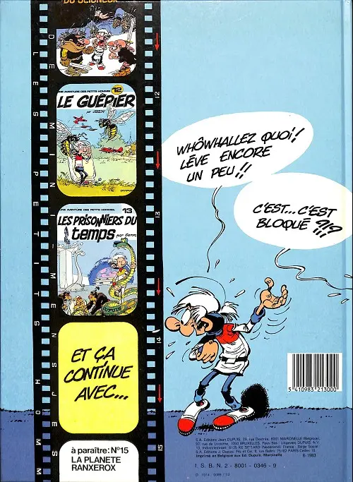 Verso de l'album Les Petits hommes Tome 2 Des petits hommes au brontoxique