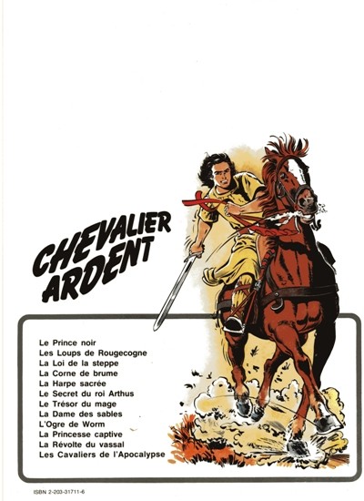 Verso de l'album Chevalier Ardent Tome 11 La révolte du vassal