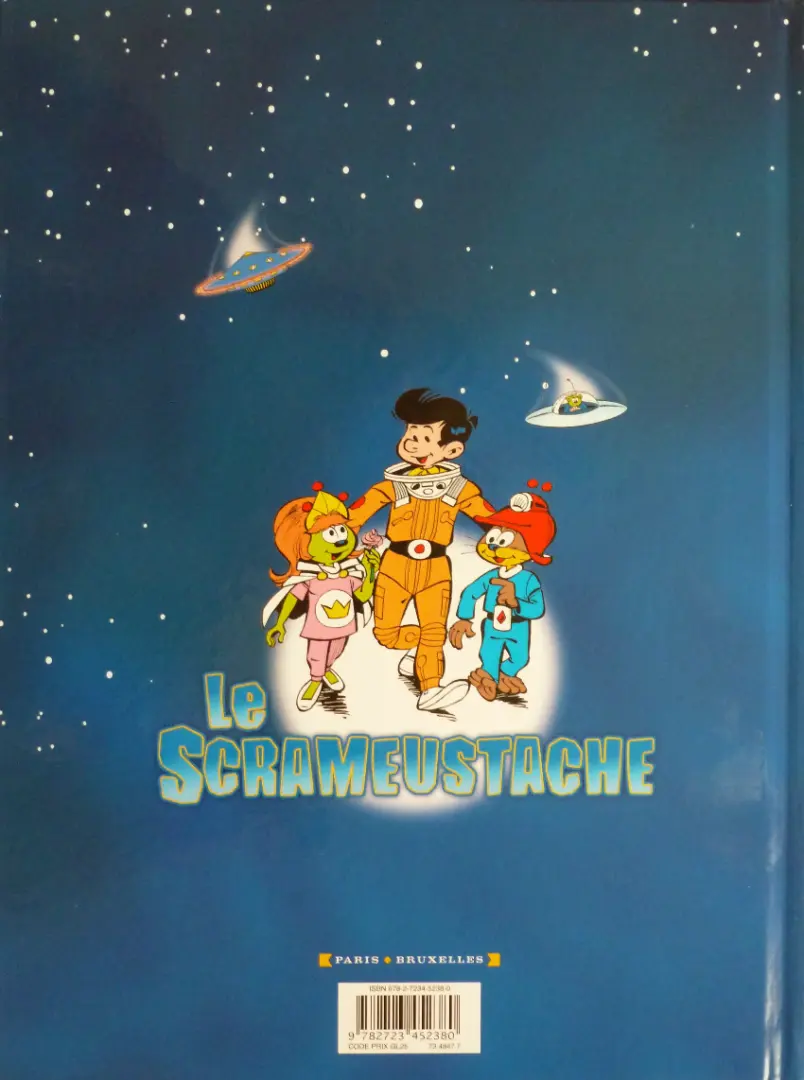 Verso de l'album Le Scrameustache Tome 36 Casse-tête olmèque