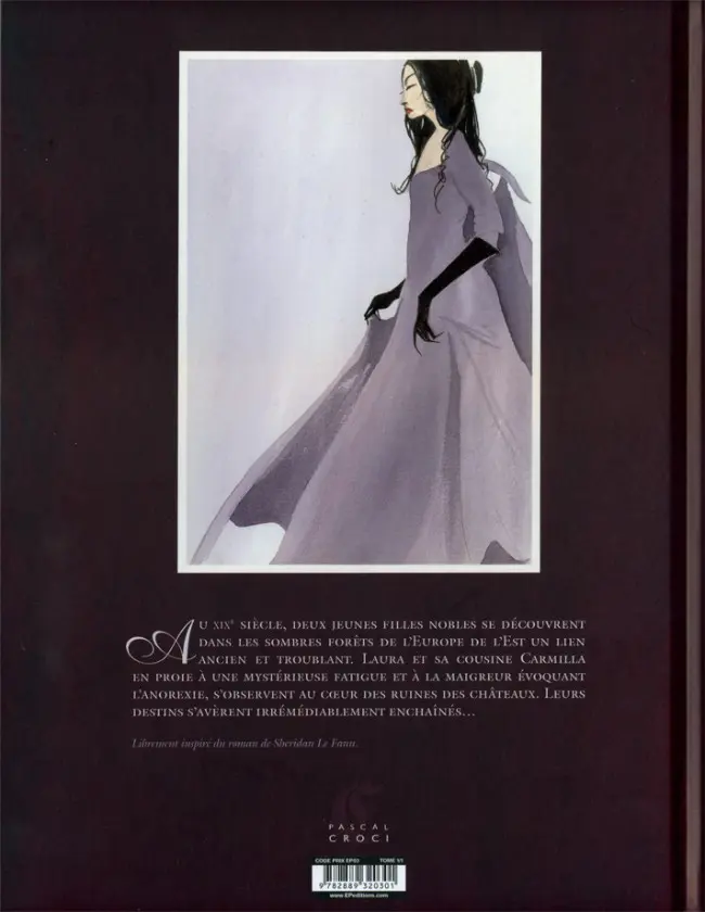 Verso de l'album Carmilla