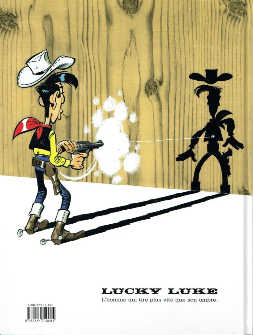 Verso de l'album Lucky Luke Tome 58 L'alibi