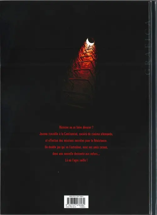 Verso de l'album Catacombes Tome 2 L'Ogre, le Zazou, la Résistante