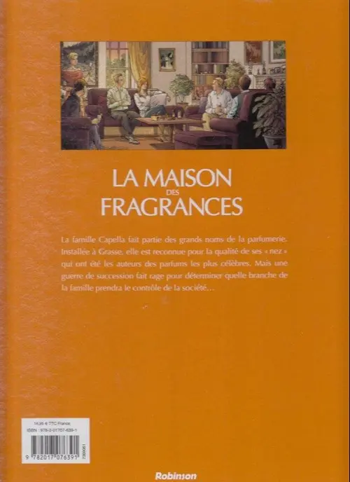 Verso de l'album La maison des fragrances Tome 1 Le parfum du pouvoir