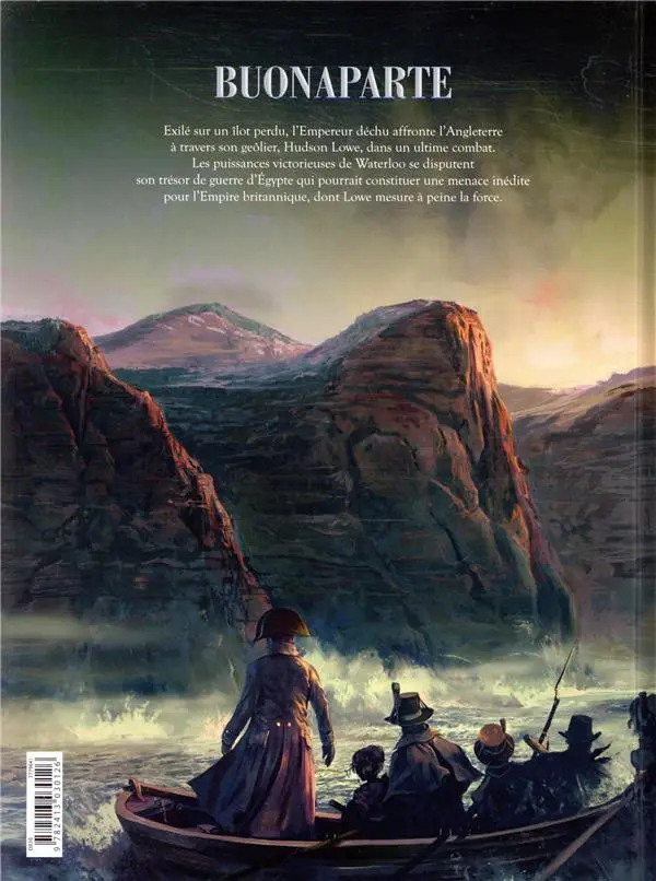 Verso de l'album Buonaparte Tome 1 Sainte-Hélène