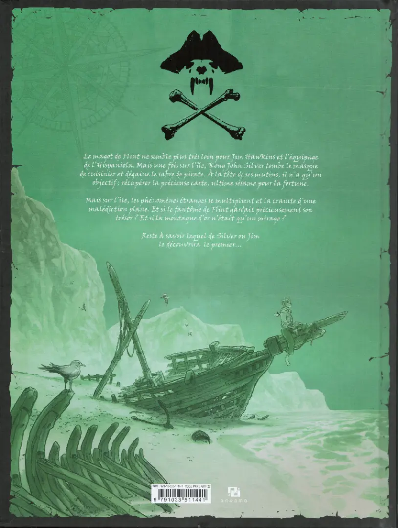 Verso de l'album Jim Hawkins Tome 3 À crocs et à sang