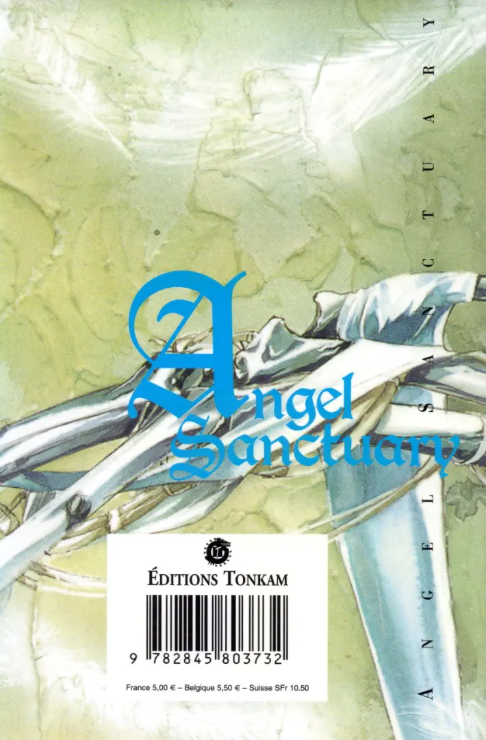 Verso de l'album Angel Sanctuary 1