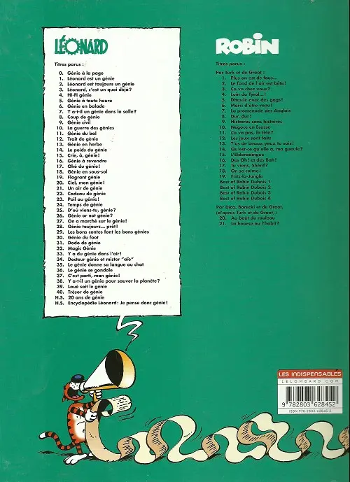 Verso de l'album Léonard Tome 22 Cadeau de génie