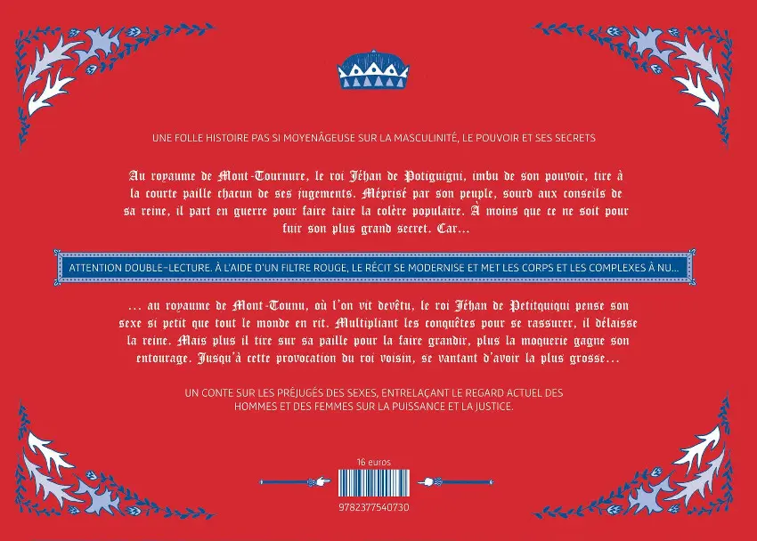 Verso de l'album Le roi Jéhan