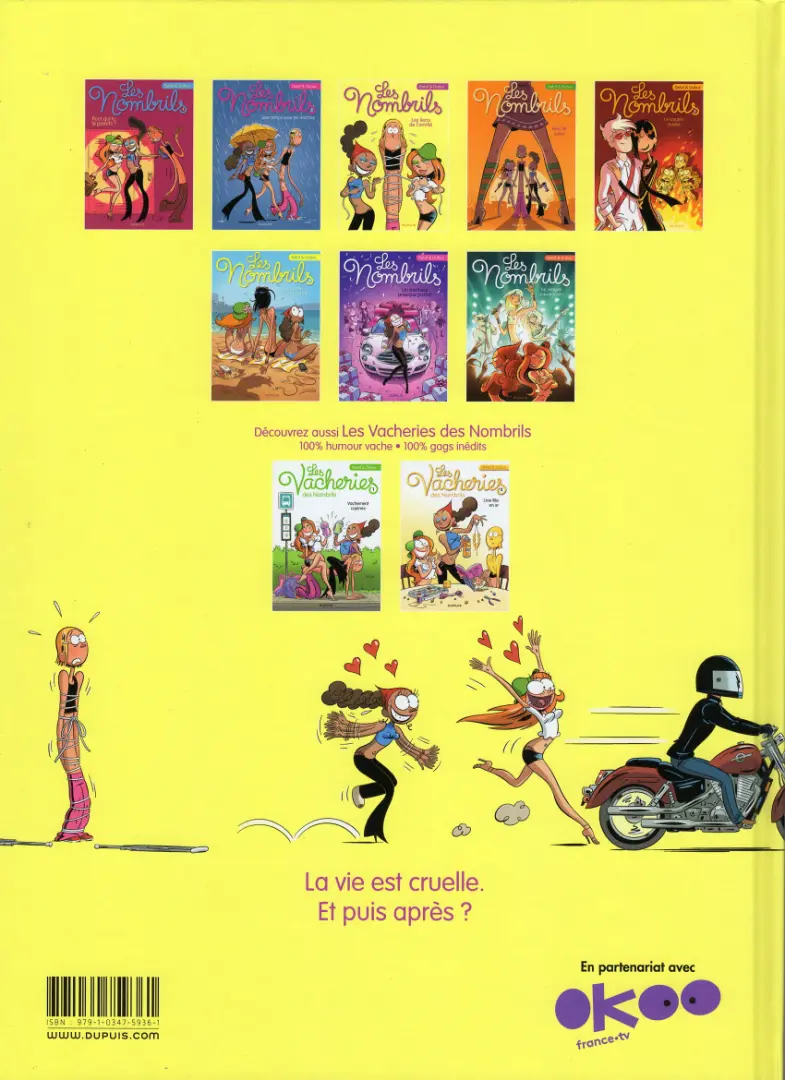 Verso de l'album Les Nombrils Tome 3 Les liens de l'amitité