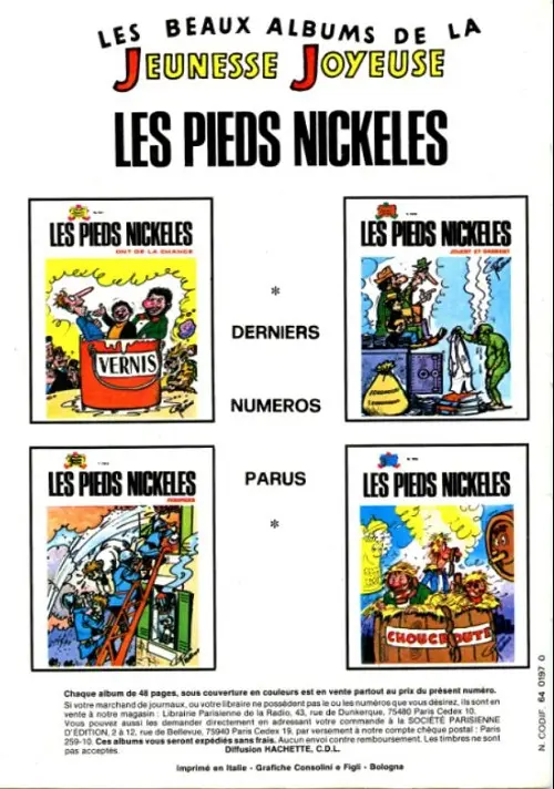Verso de l'album Bibi Fricotin 2e Série - Societé Parisienne d'Edition Tome 68 Bibi fricotin aux jeux olympiques