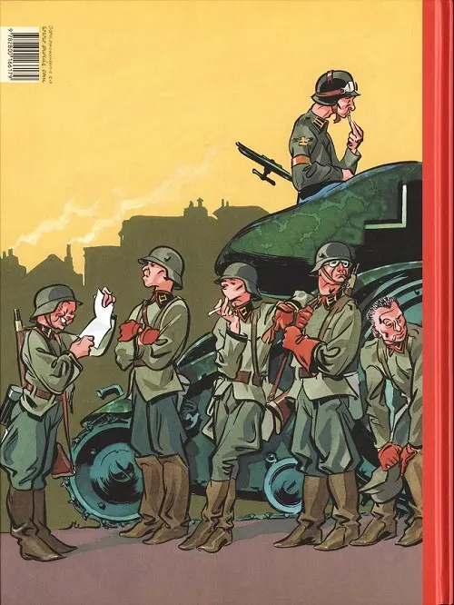 Verso de l'album Spirou et Fantasio - Une aventure de... / Le Spirou de... Spirou sous le manteau
