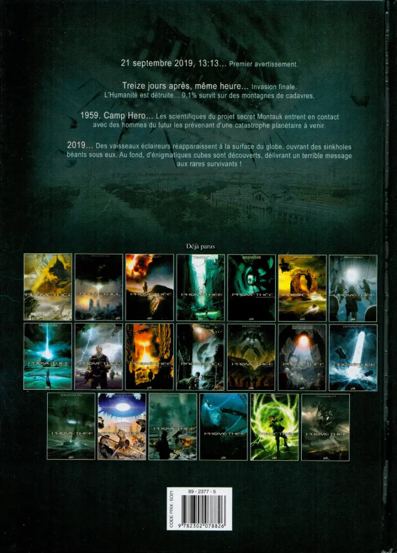 Verso de l'album Prométhée Tome 20 La Citadelle