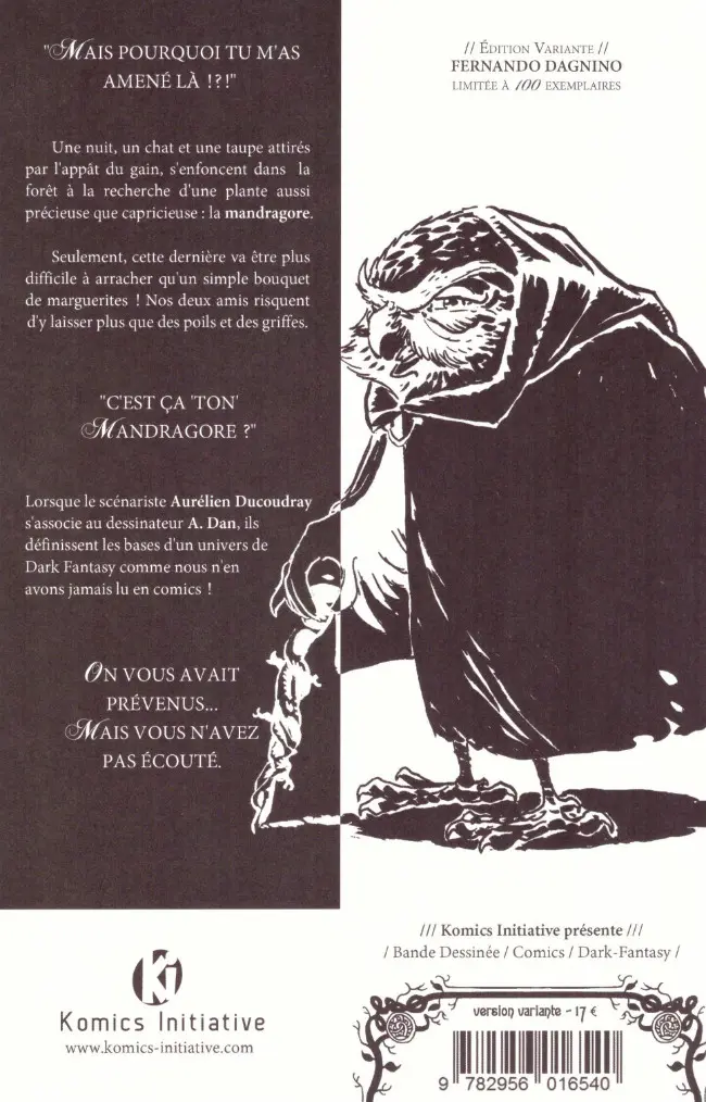 Verso de l'album Namta N° 1 Une veine de pendu