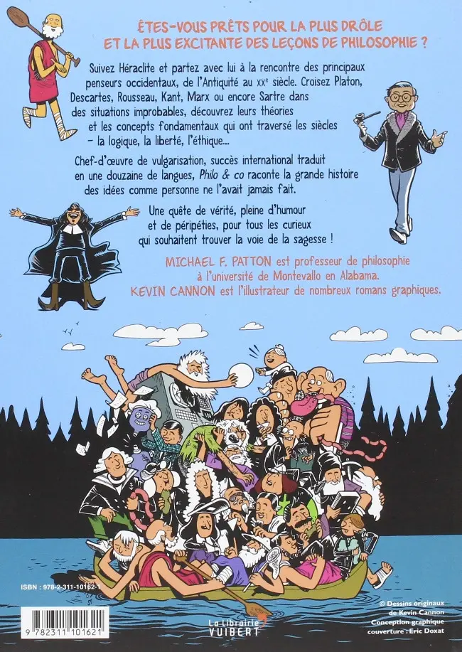 Verso de l'album Philo & Co À la poursuite de la sagesse