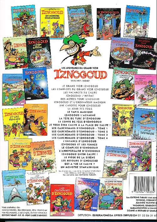 Verso de l'album Iznogoud Tome 15 L'enfance d'Iznogoud