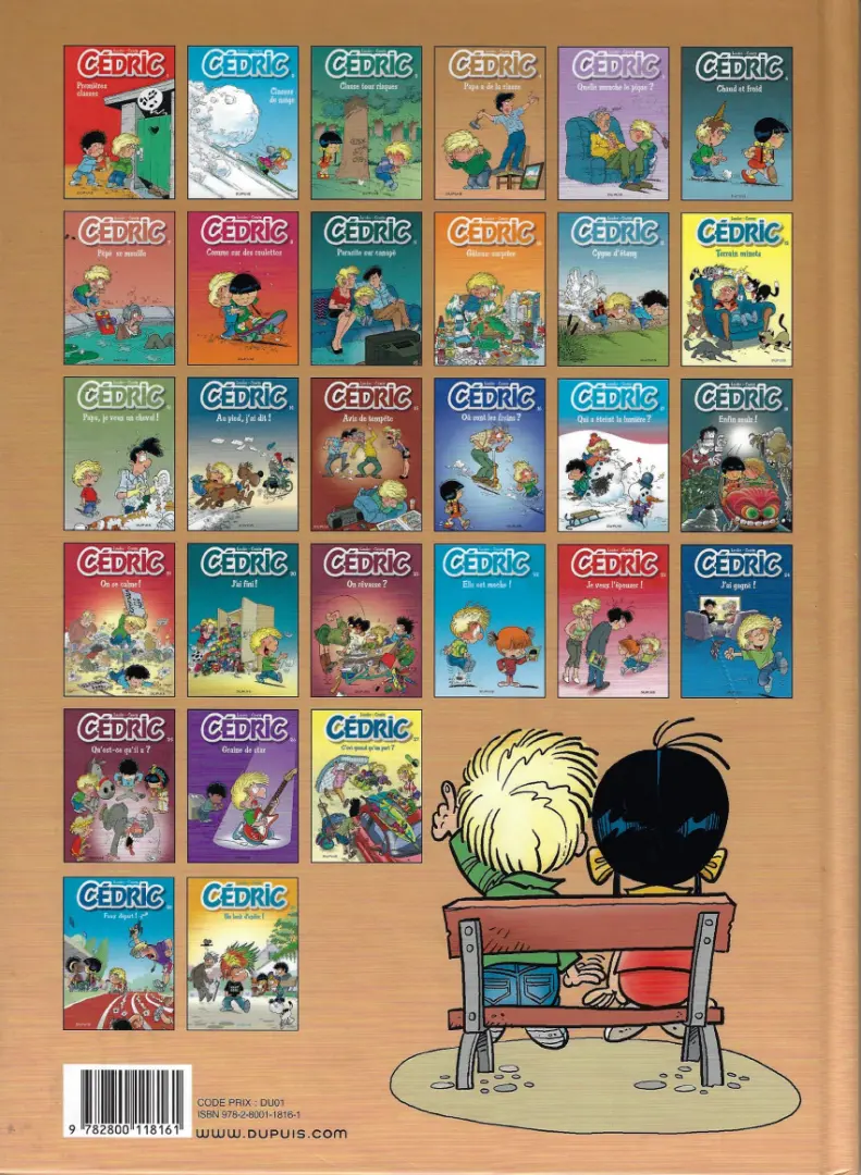 Verso de l'album Cédric Tome 4 Papa a de la classe
