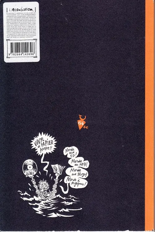 Verso de l'album Lock groove comix N° 1