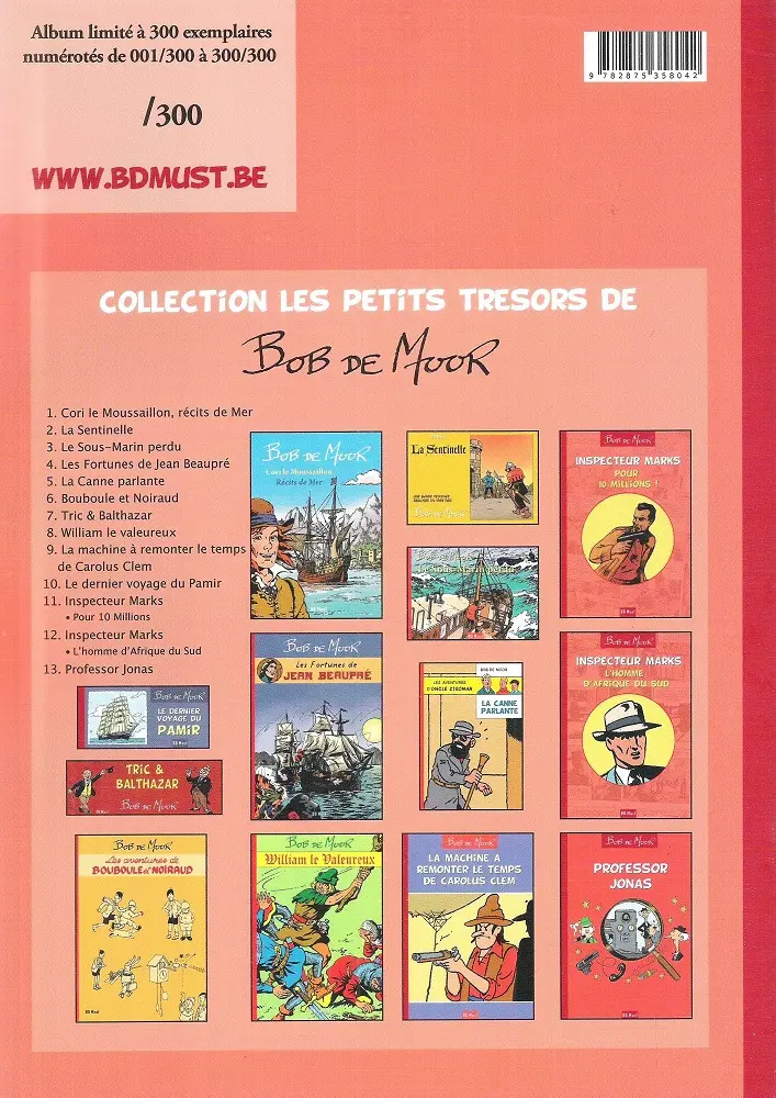 Verso de l'album Inspecteur Marks Tome 1 Pour 10 millions !