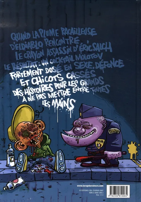Verso de l'album La rage de vaincre