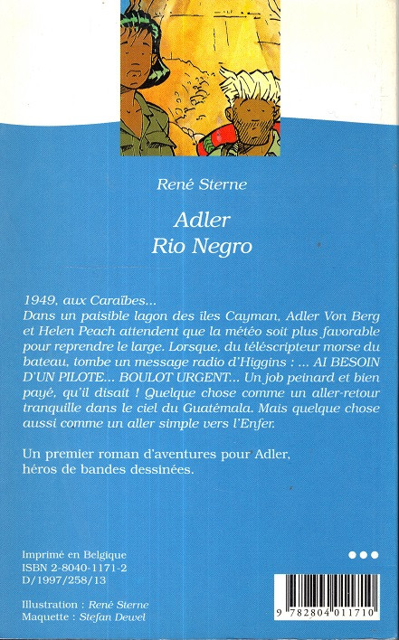 Verso de l'album Rio Negro