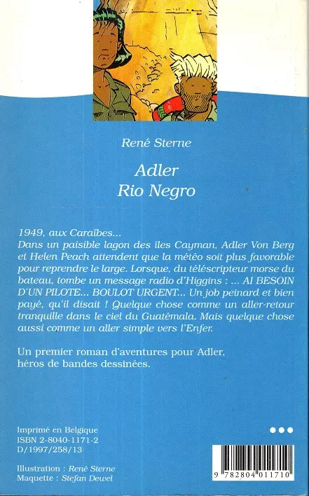 Verso de l'album Rio Negro
