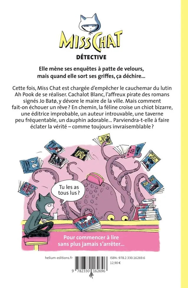 Verso de l'album Miss Chat 2 L'affaire du lutin teint