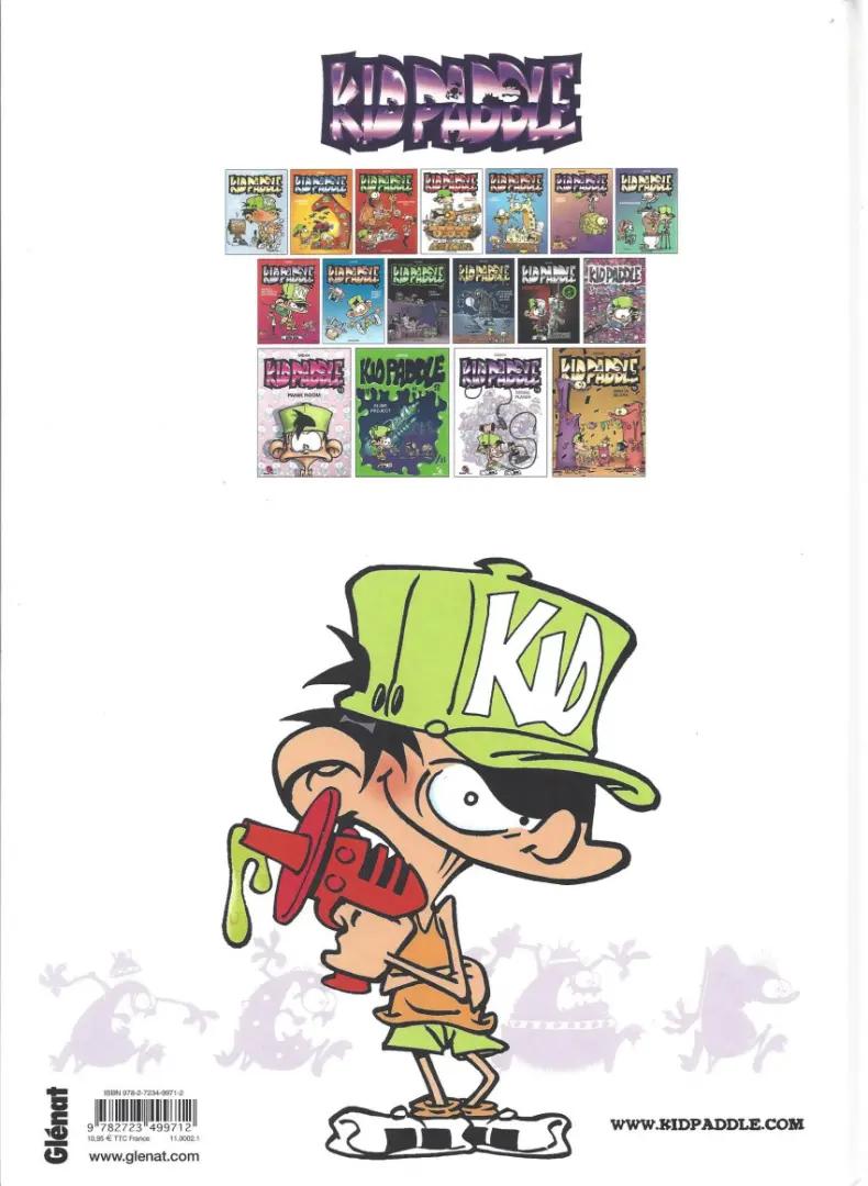 Verso de l'album Kid Paddle Tome 14 Serial Player
