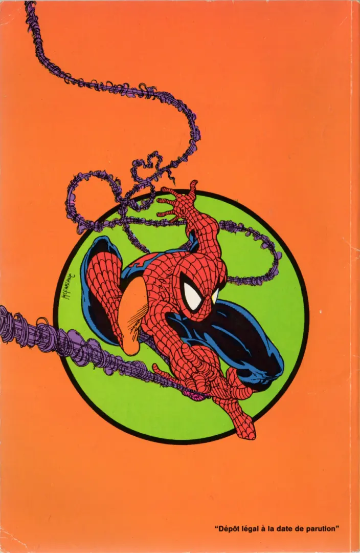 Verso de l'album Spider-Man 4