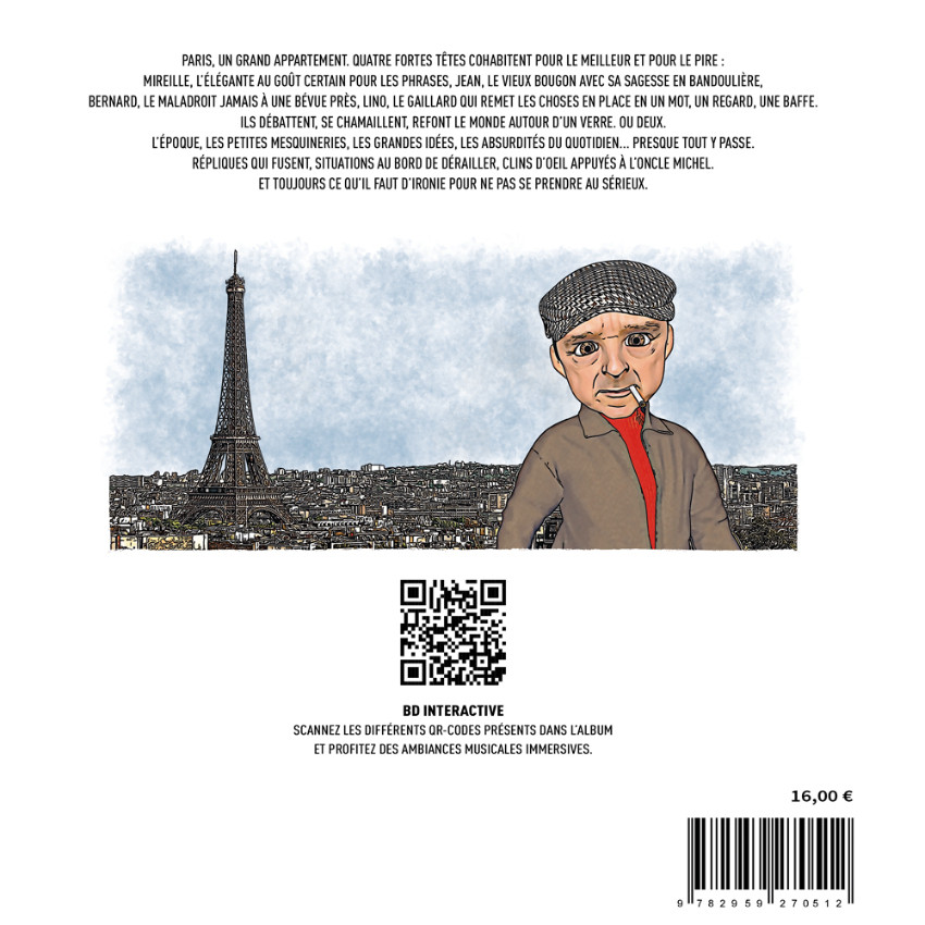 Verso de l'album Façon puzzle