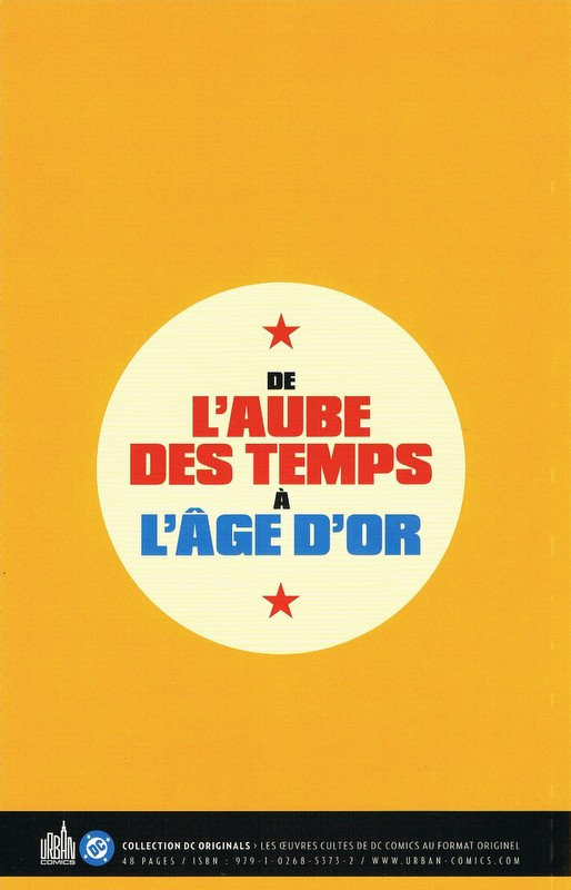 Verso de l'album New History of the DC Universe Tome 1 De l'aube des temps à l'âge d'or