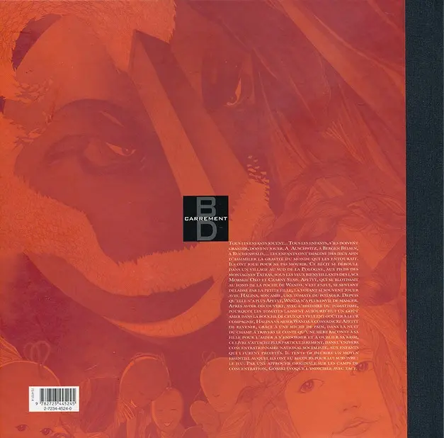 Verso de l'album Dans la nuit du champ